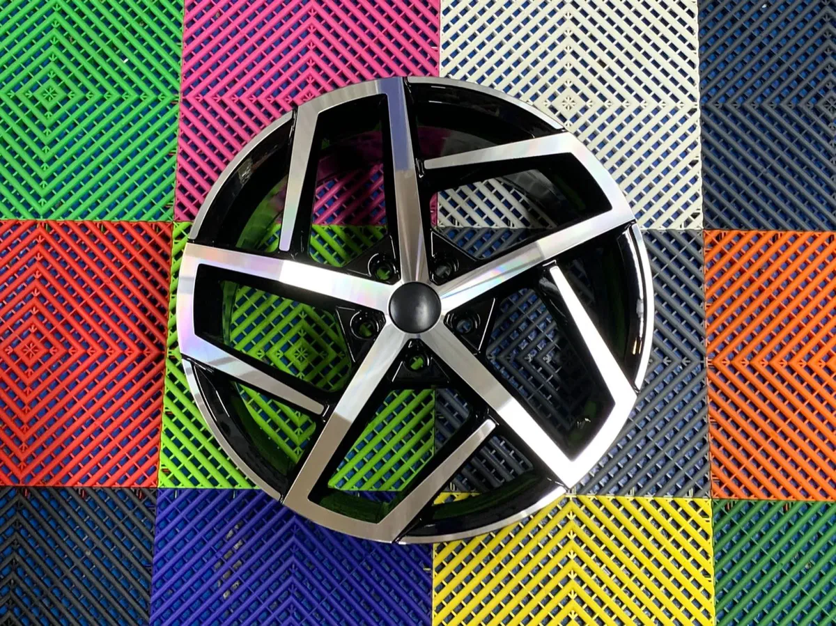 18” vw seat Skoda 5x112 black / Pol - Image 2