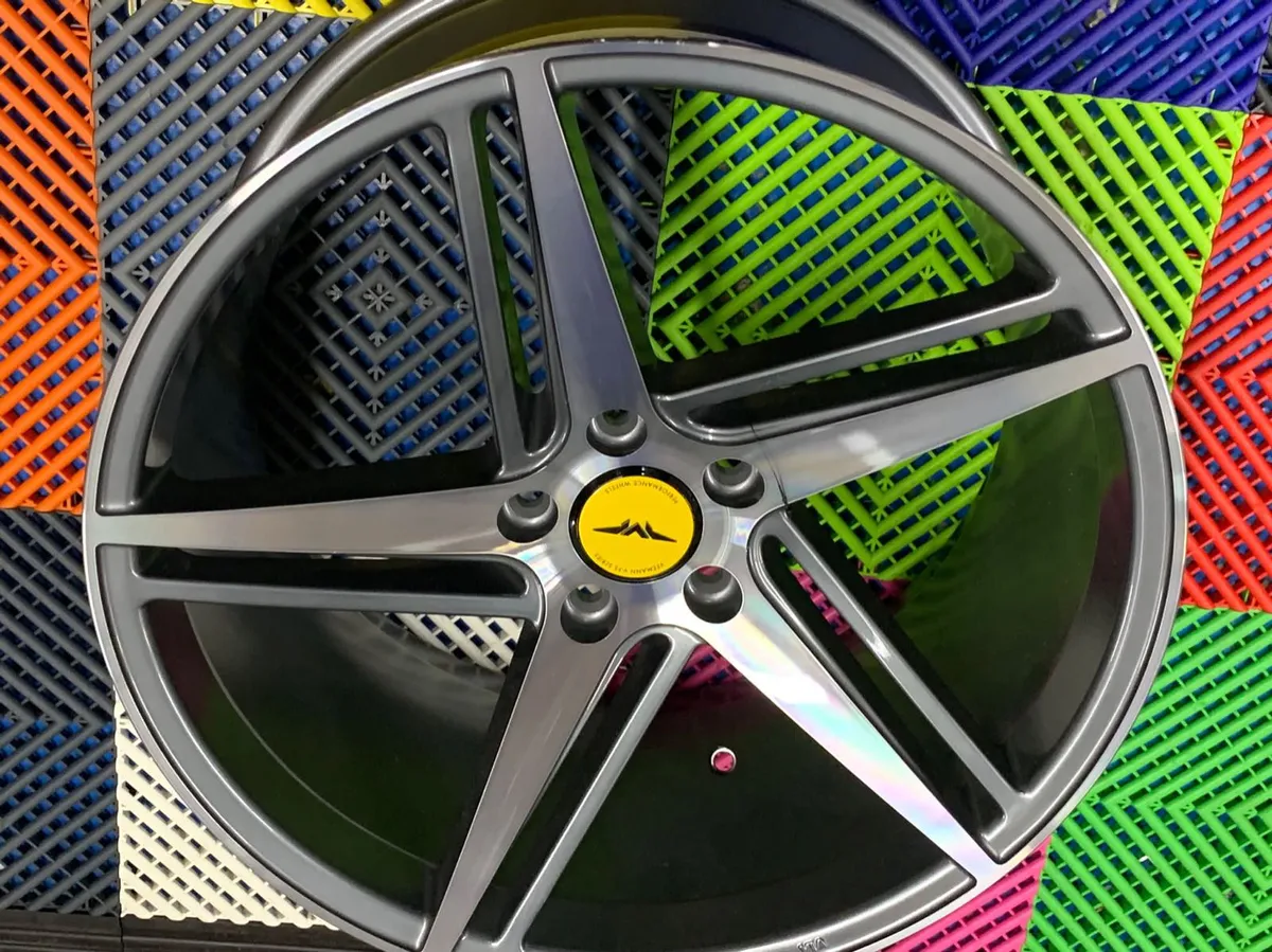 19” veemann shadow grey 5x112 9.5 Vfs31 - Image 3