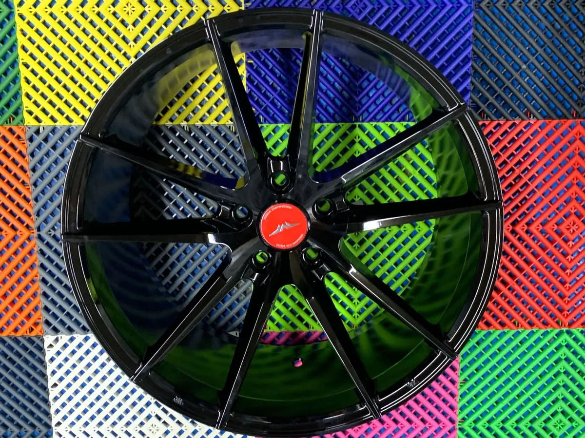 New !! 19” 9.5 veemann Vfs25 gloss black - Image 2