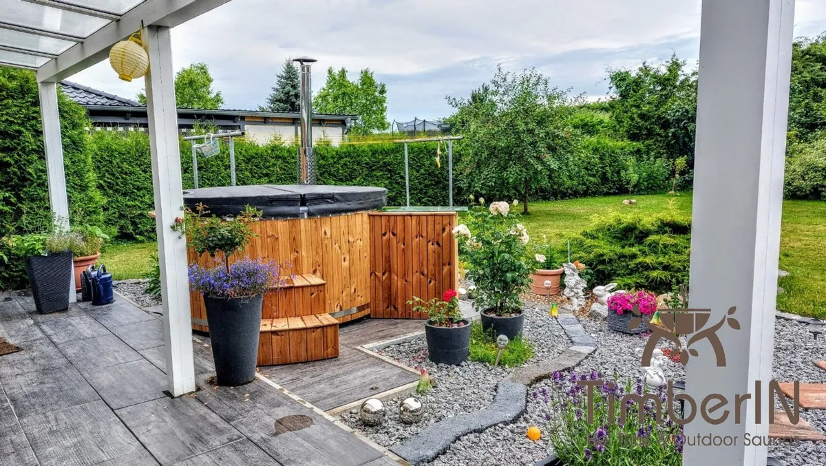 Wood fired hot tubs - Wooden hot tubs for sale - Image 1