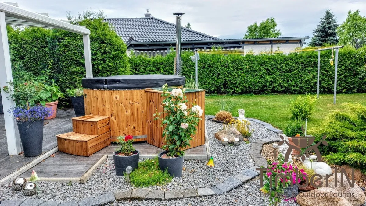 Wood fired hot tubs - Wooden hot tubs for sale - Image 3