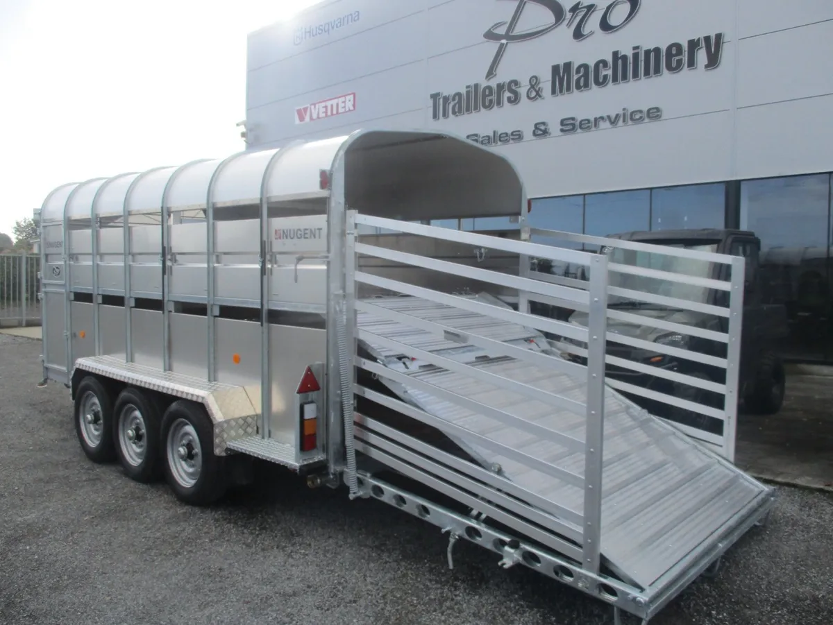 Nugent 14 ft  sheep decks hudson trailers - Image 1