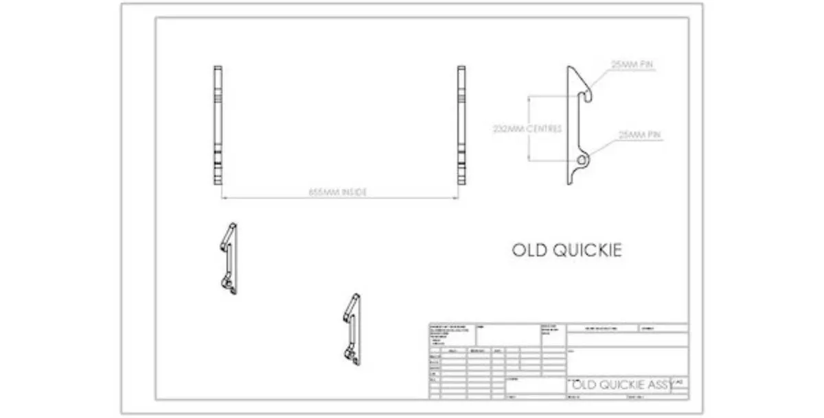 Loader bracket for Quickie Loader