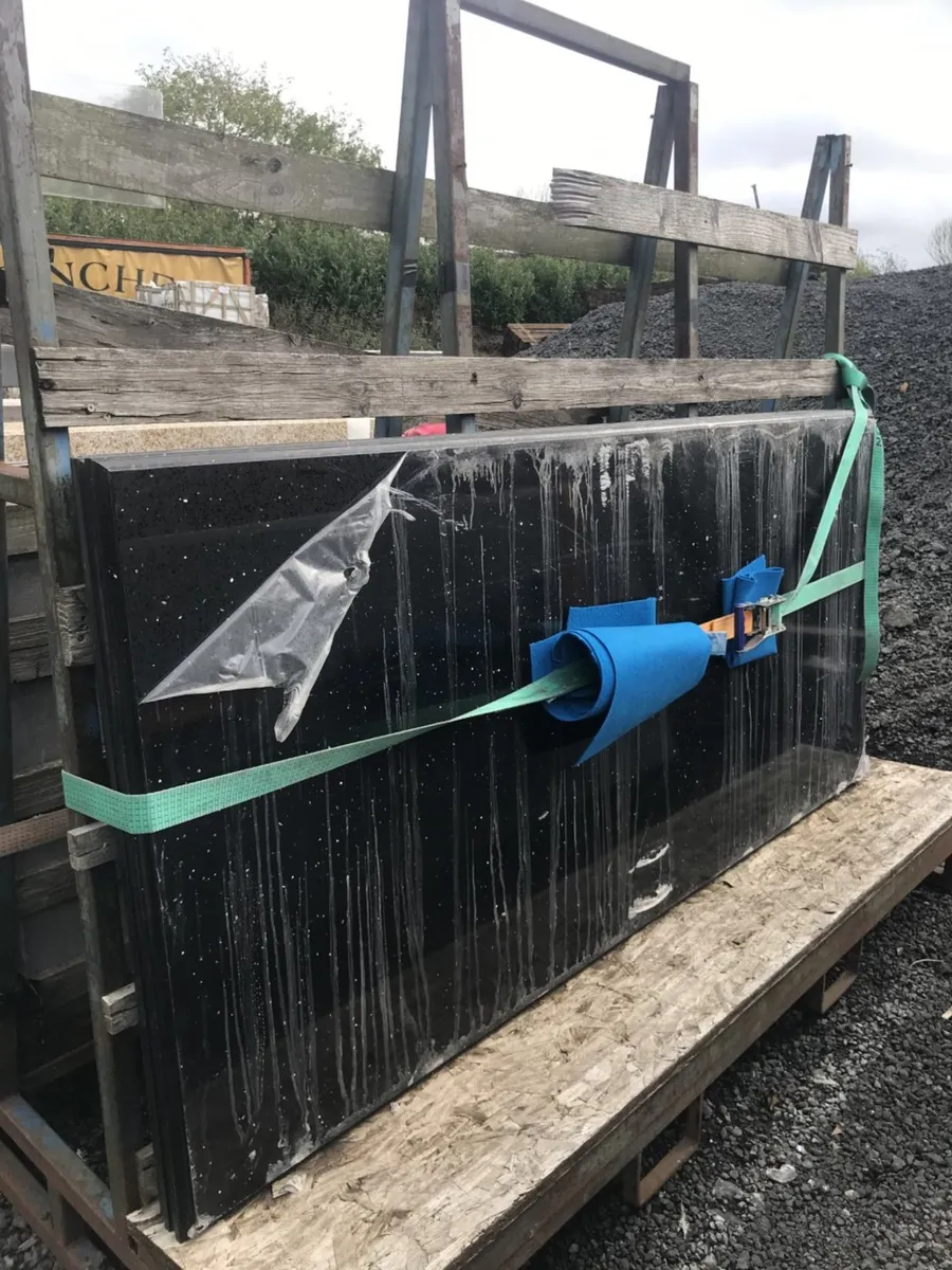 Black Quartz Counter Tops - REDUCED TO CLEAR - Image 2