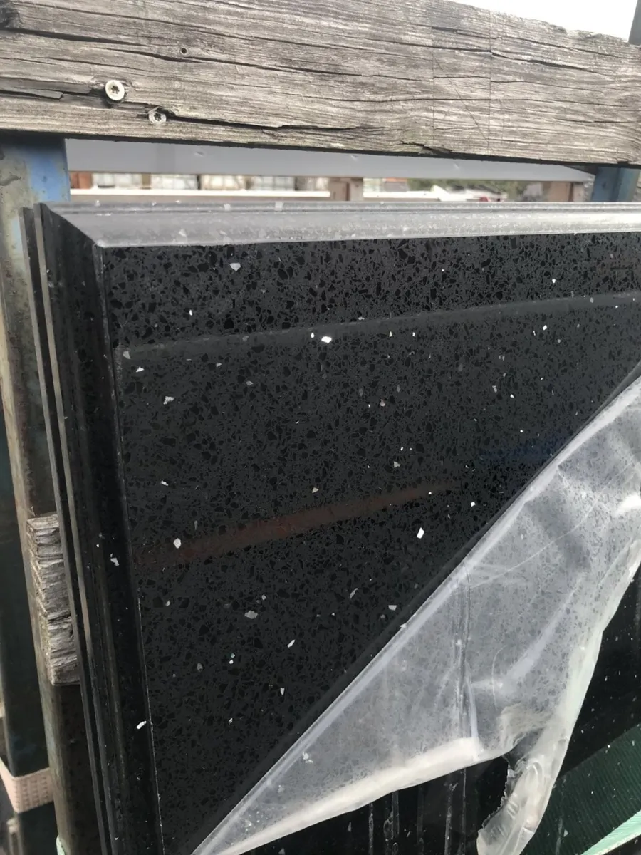 Black Quartz Counter Tops - REDUCED TO CLEAR - Image 4