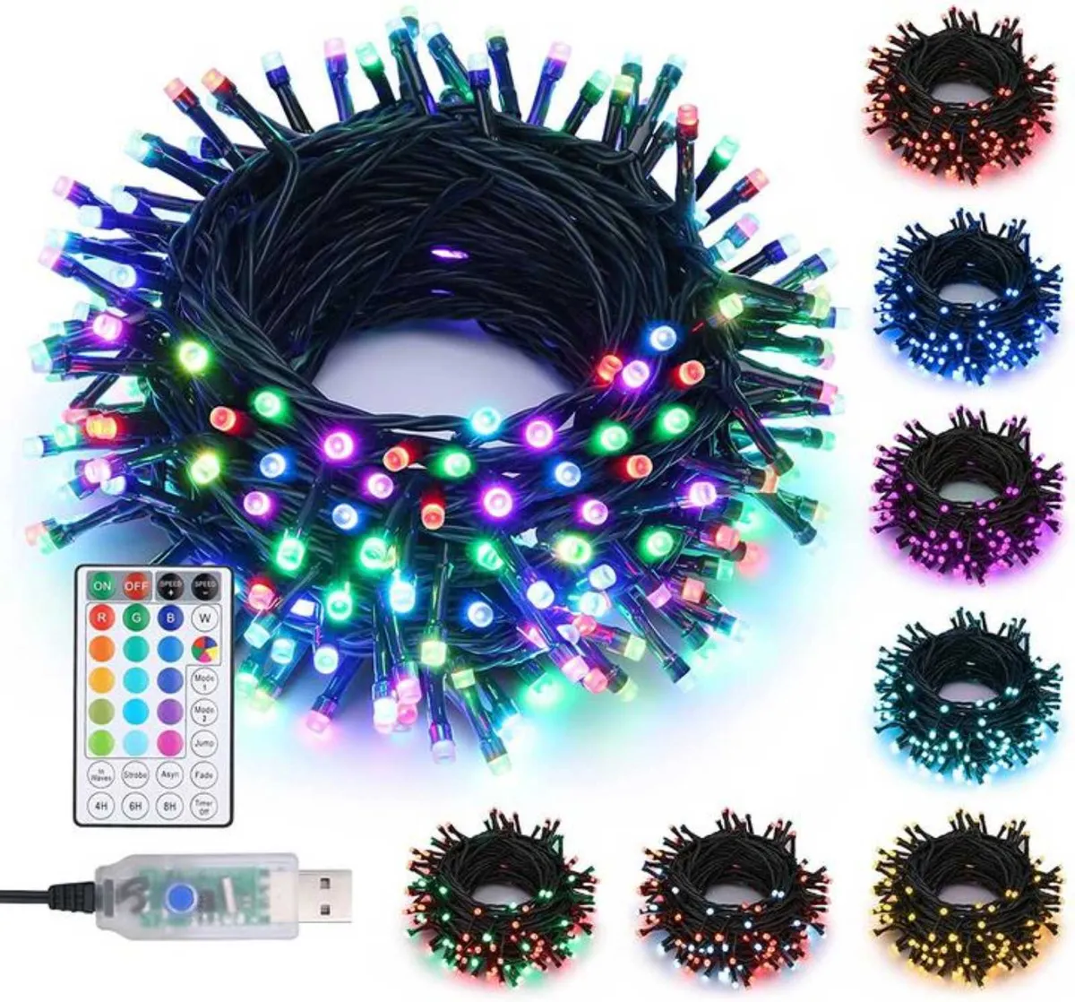Battery Powered Christmas Lights -USB Fairy Lights - Image 3