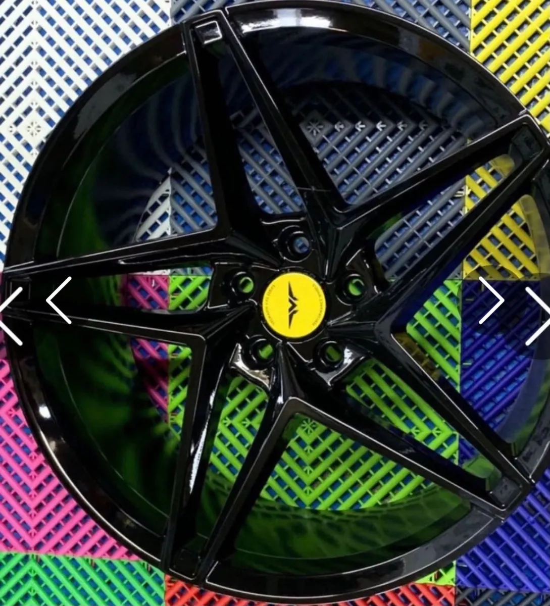 19” veemann Vfs46 gloss black 5x112