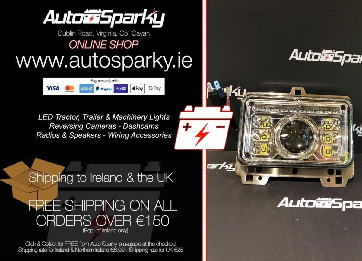 John Deere LED Headlights 6020 Series / 6030SE - Image 1