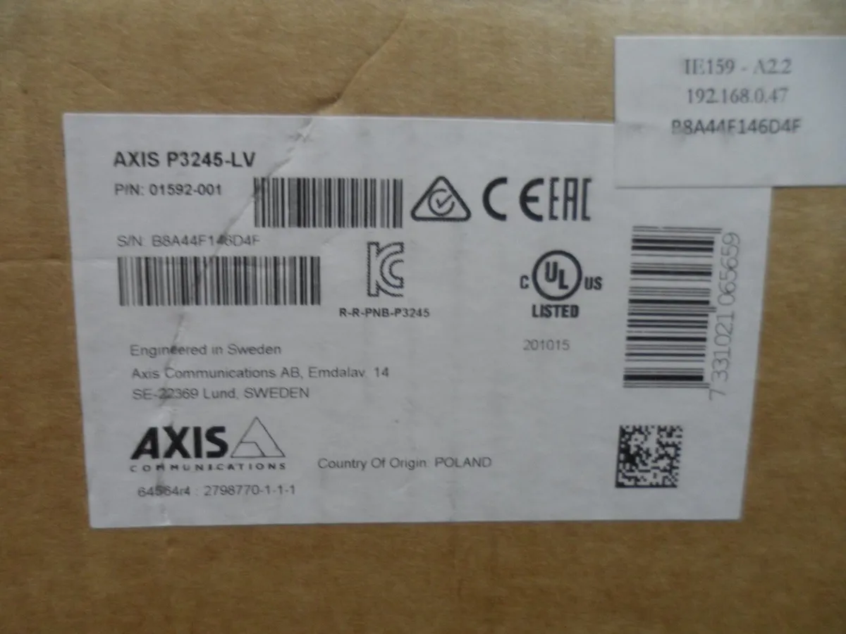 Axis P3245-LV Network Camera - Image 4