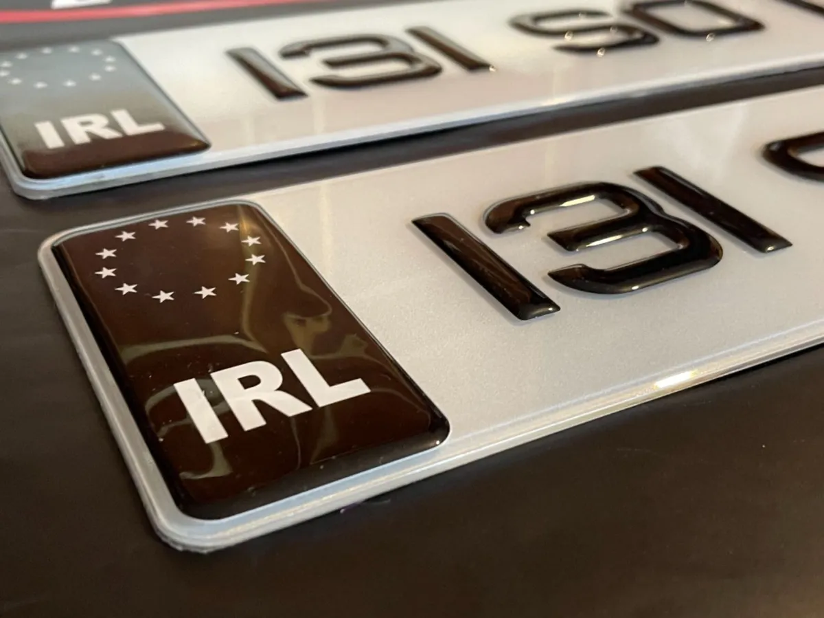 Gel number plates delivered - Image 1