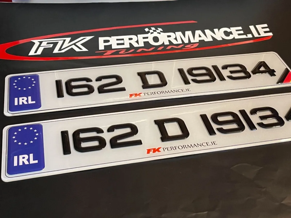 Gel number plates delivered - Image 2