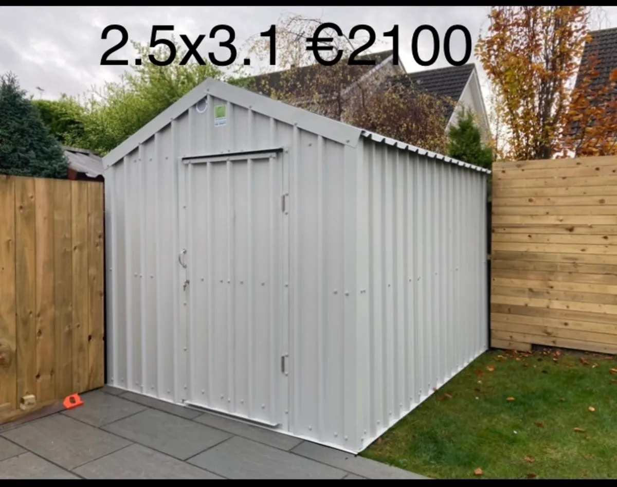 Steel garden sheds - Image 4
