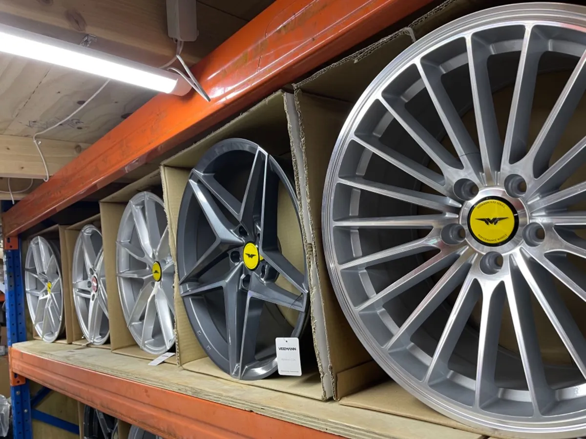 19” genuine ttrs 5x112 & tyres - Image 3