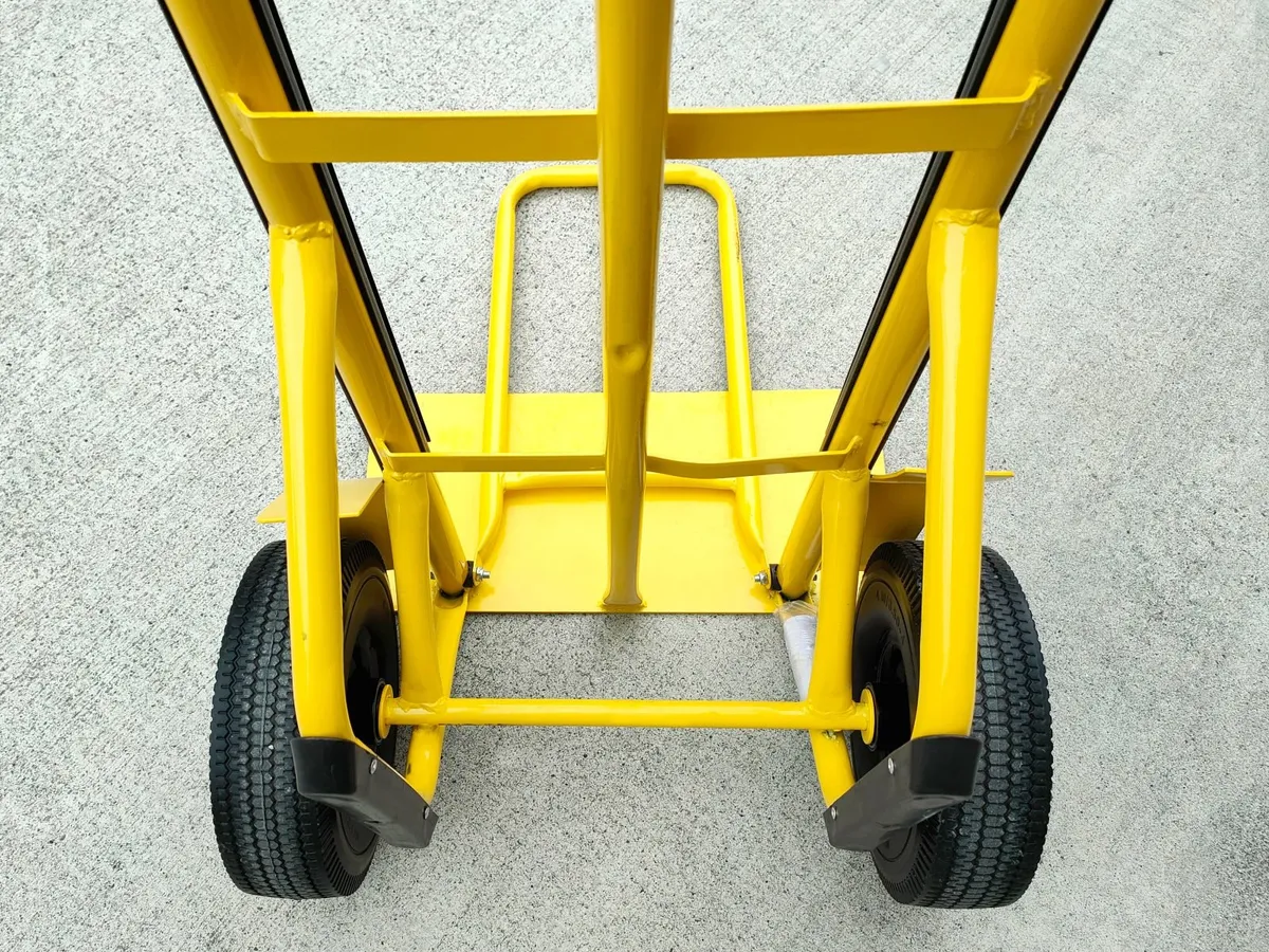 Industrial Hand Truck (Yellow) with extendable plate (300kg) - Image 4