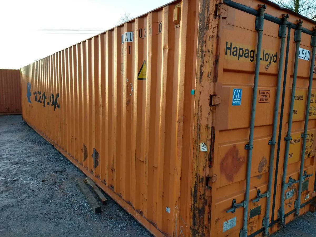 40 ft    container Storing Machinery + Parts - Image 4