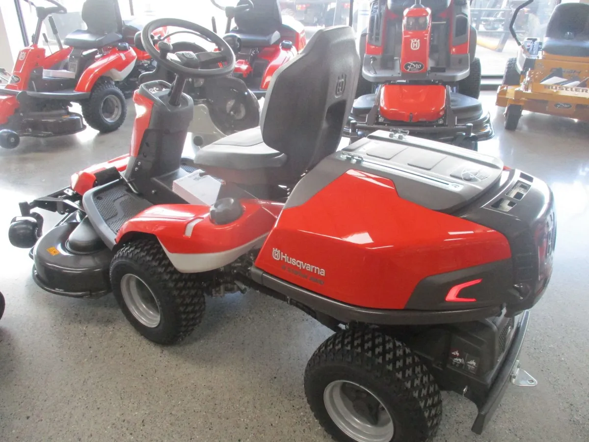 Husqvarna R 214 TC  rider mower - Image 1