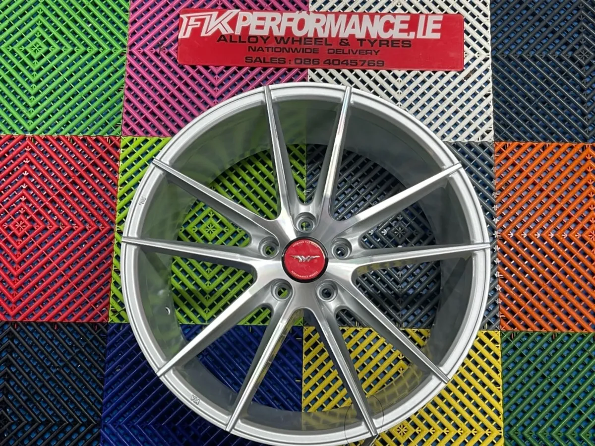 18” veemann Vfs25 9” concave & tyres 5x112 - Image 1