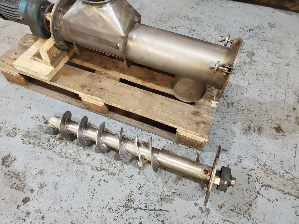 Stainless Steel Cross Feeder Auger Screw - Image 2