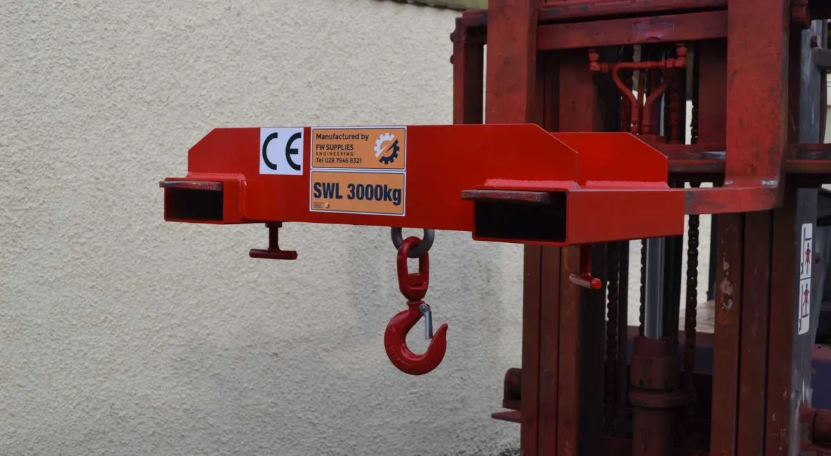 Forklift Lifting Hooks And Jibs - Image 1