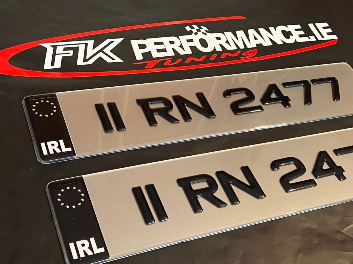 Ultimate gel number plates delivered - Image 1