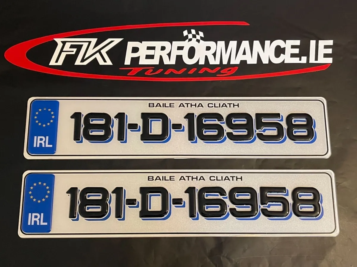 Ultimate German jap gel 4d number plates