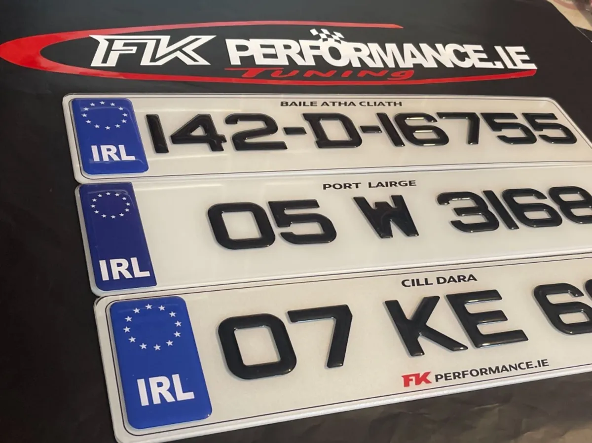 German jap motorbike metal & plastic plates - Image 3