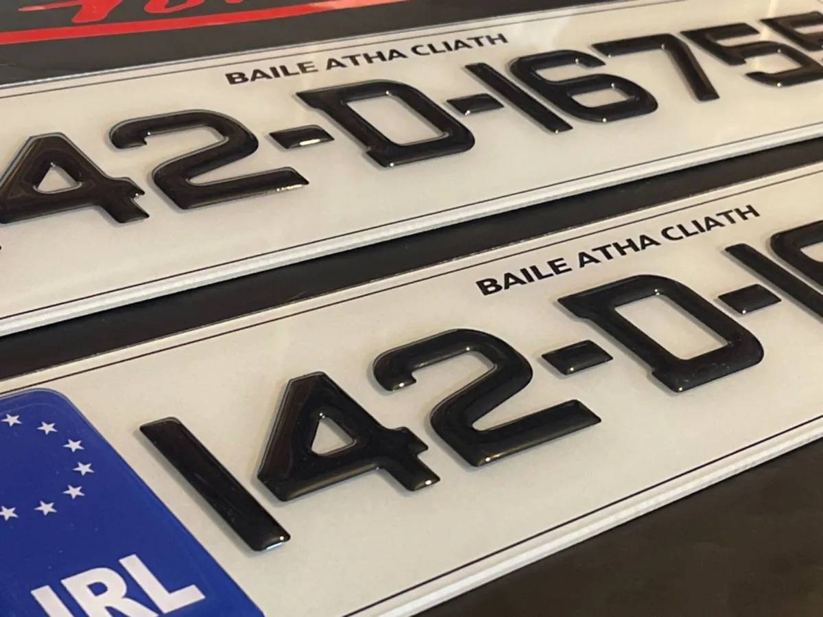 Ultimate gel 3D number plates only €49 - Image 3