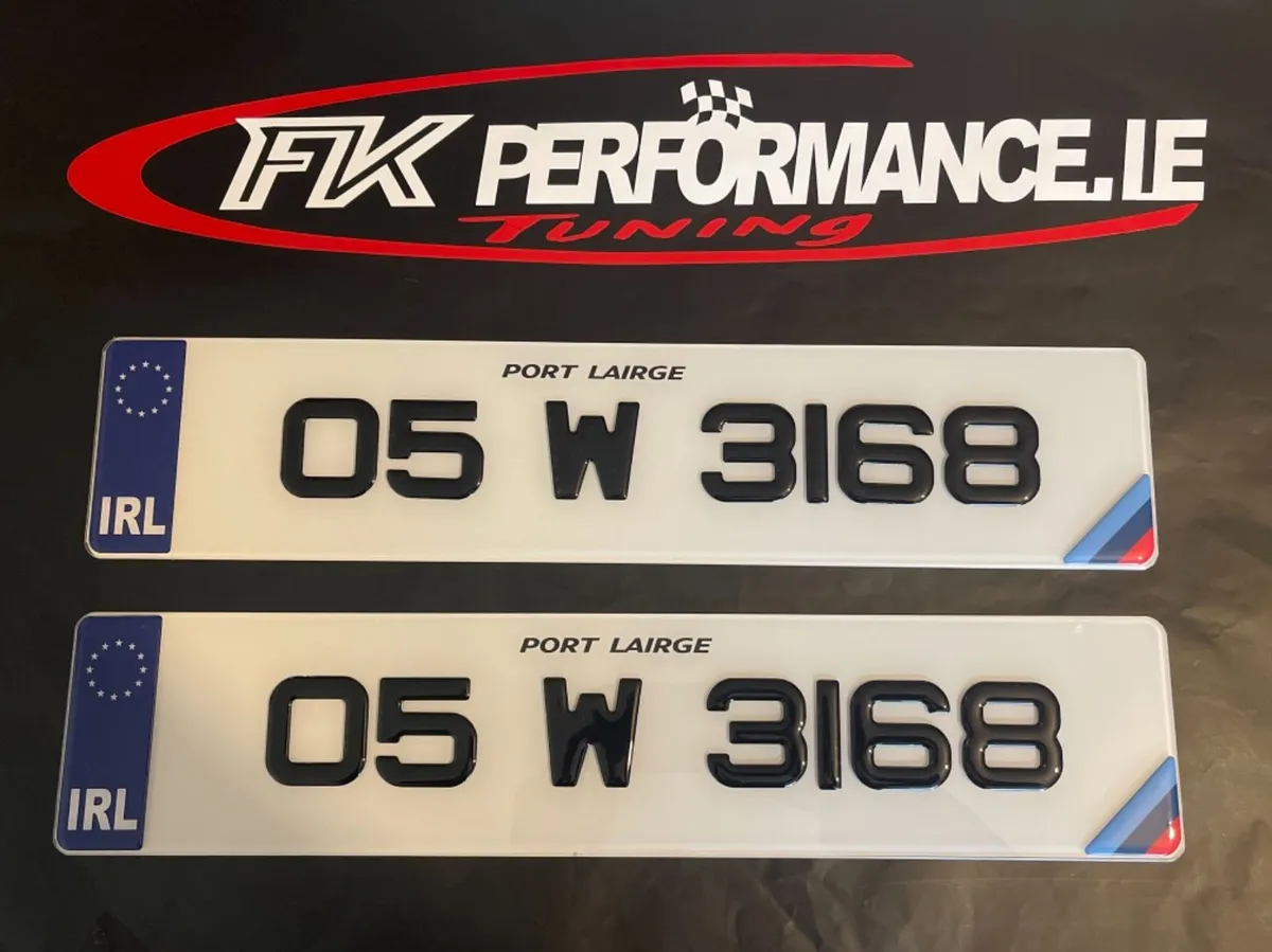 Ultimate gel 3D number plates only €49 - Image 4