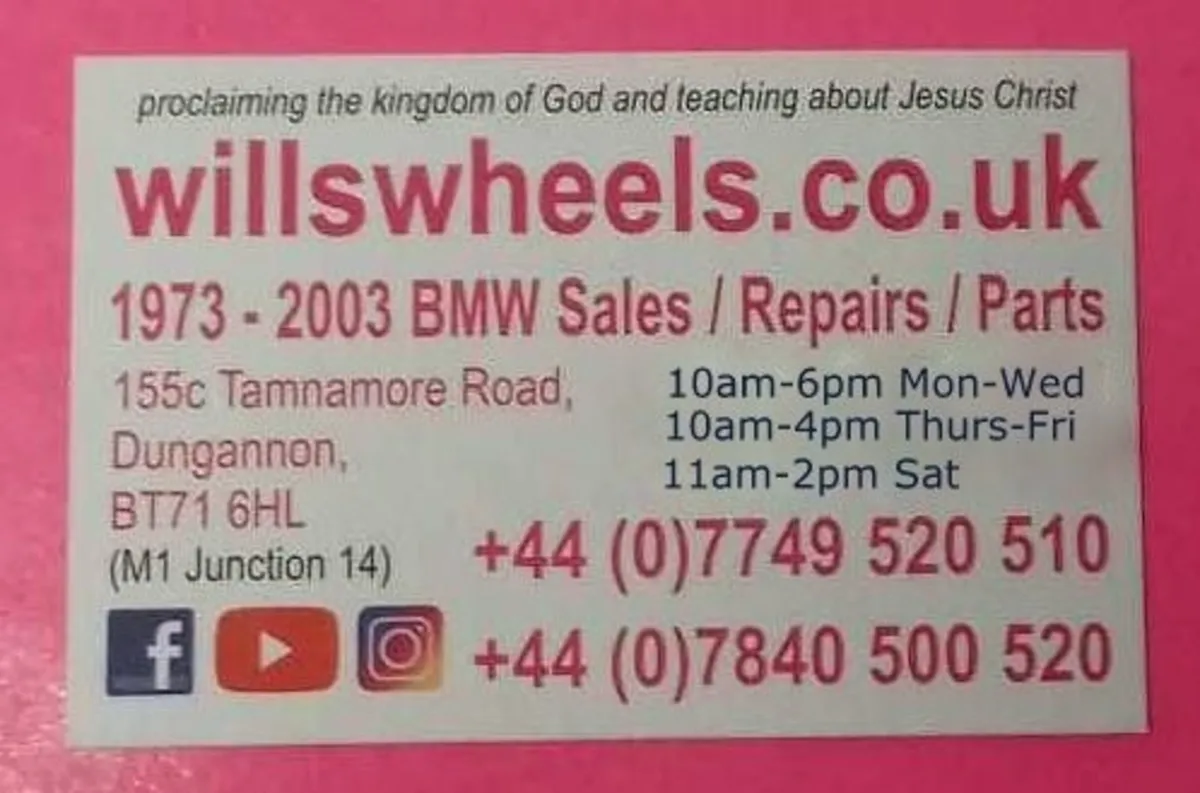 BMW PARTS E28 E30 E32 E34 E36 BREAKING DISMANTLING - Image 2