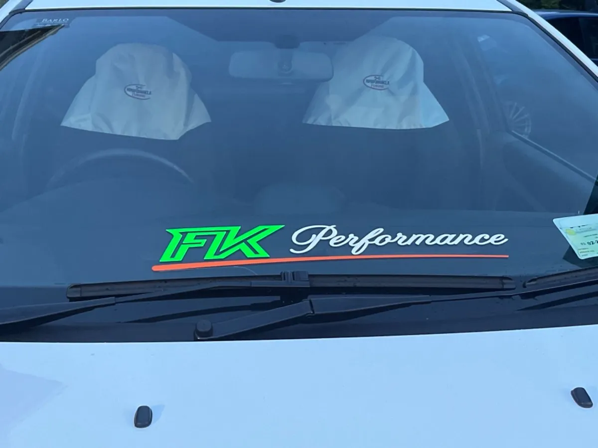 New white / black universal seat covers @ Fk - Image 3