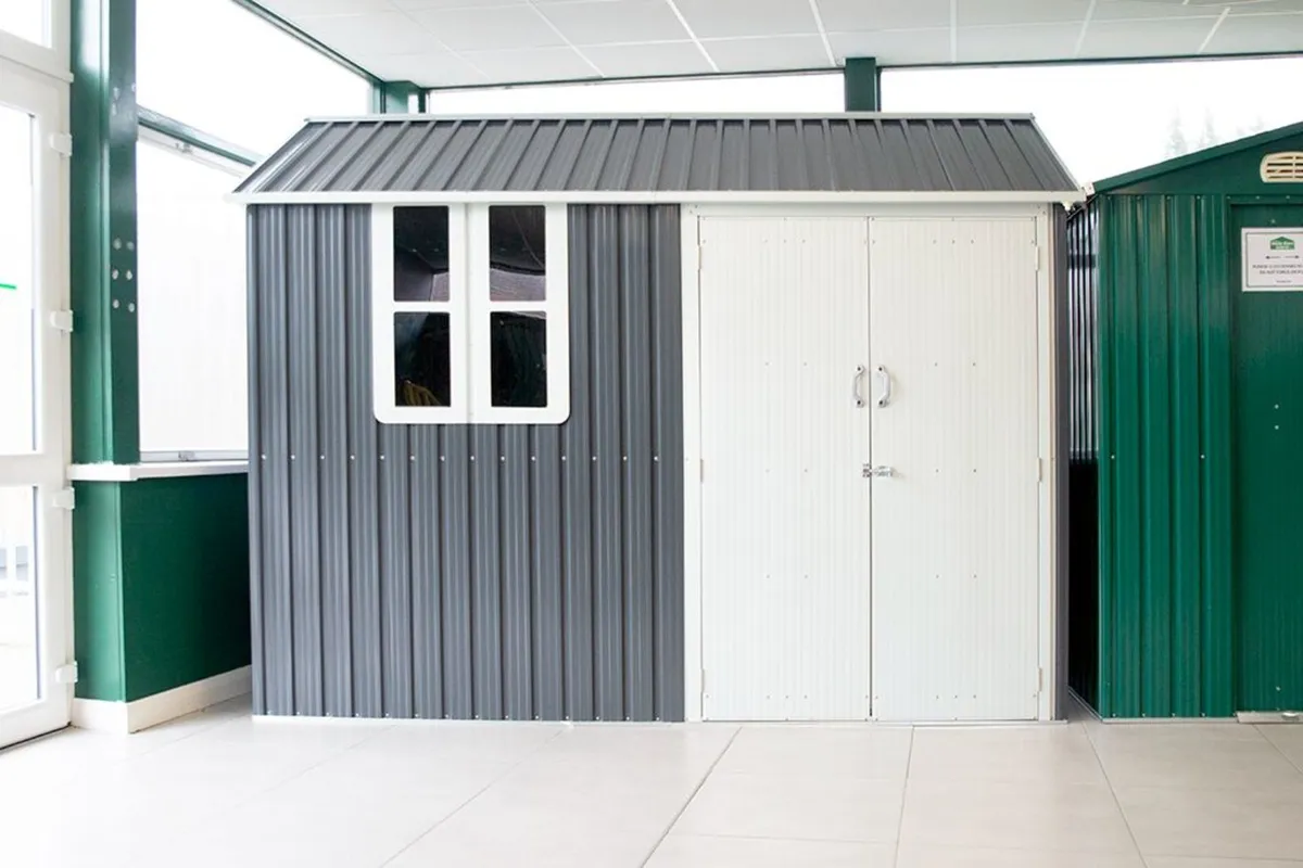 8ft x 6ft Steel Cottage Shed - Image 4