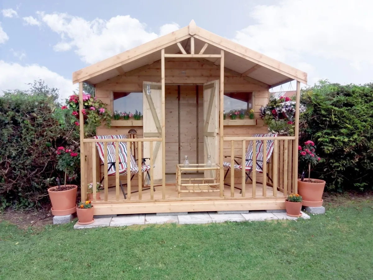 Wooden Chalet Shed - Image 1