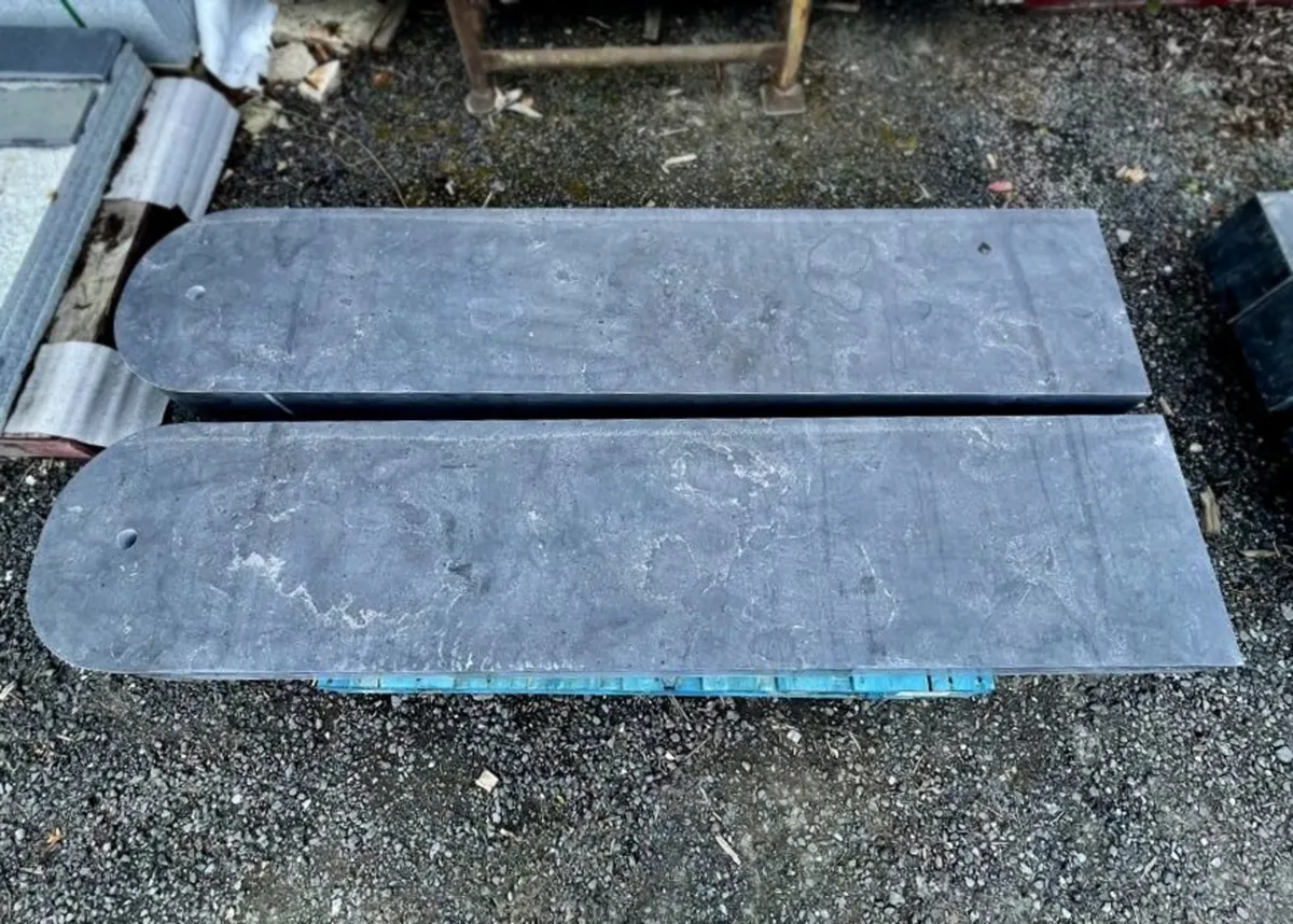 Blue Limestone Gate Posts - Image 1