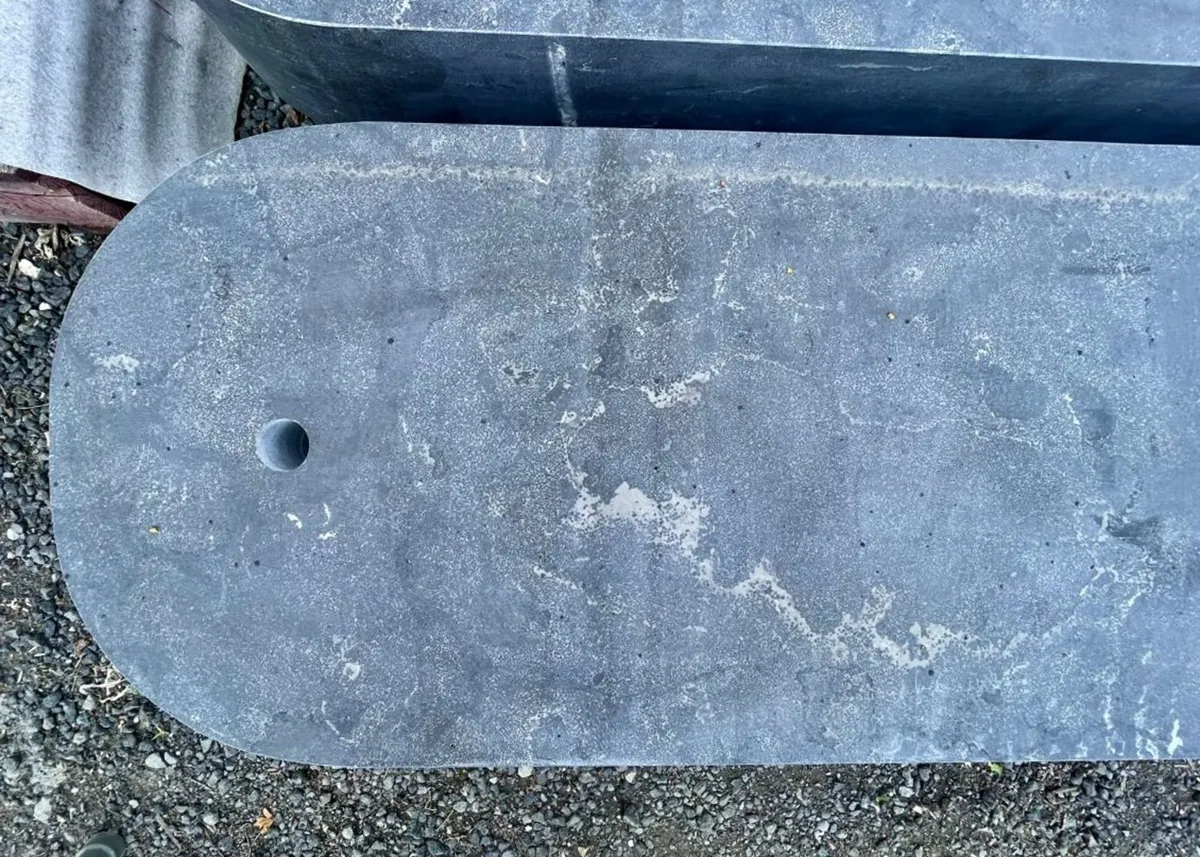 Blue Limestone Gate Posts - Image 3