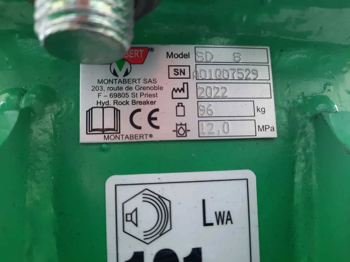 New Montabert SD8 Rock breaker - Image 4