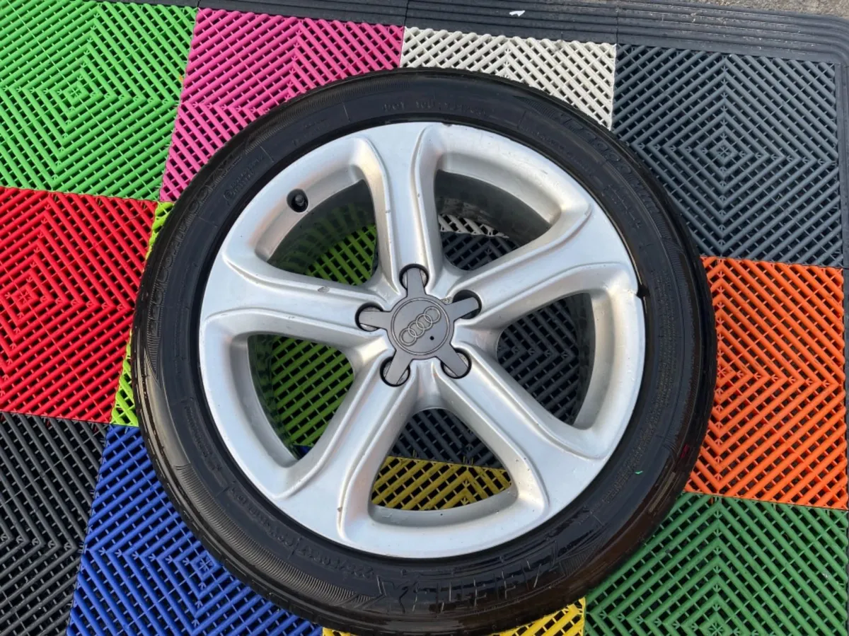 17” spare Audi Alloy & tyre 5x112 - Image 1