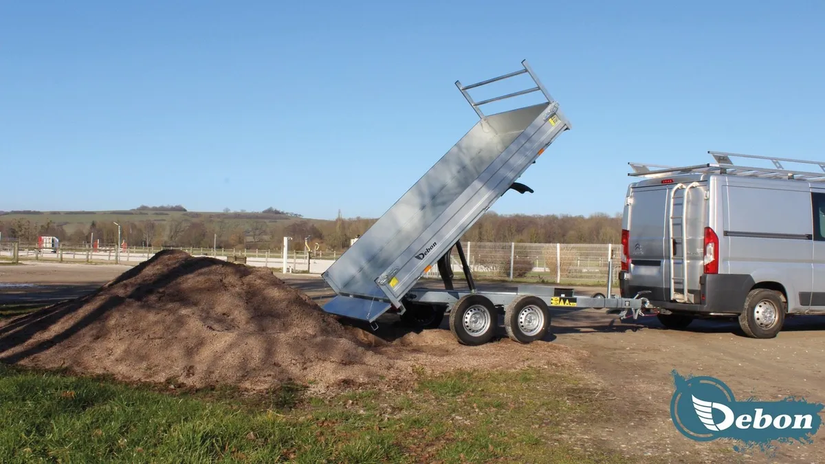 Debon electric tipping trailers - Image 2