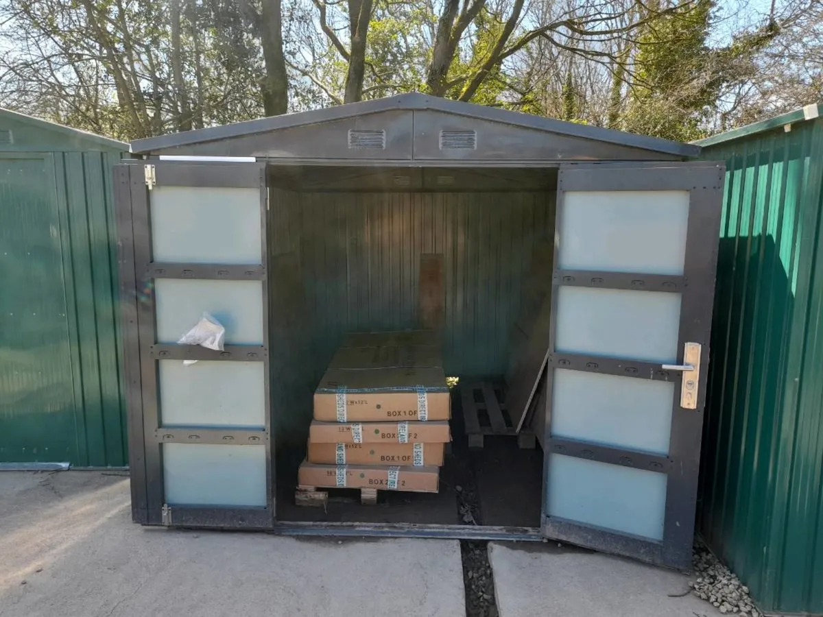 8ftx10ft Premium metal garden shed - Image 1