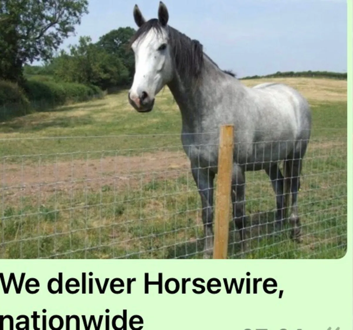 €189!!! 50metre HORSEWIRE..Irish Buyers pay No Vat - Image 1