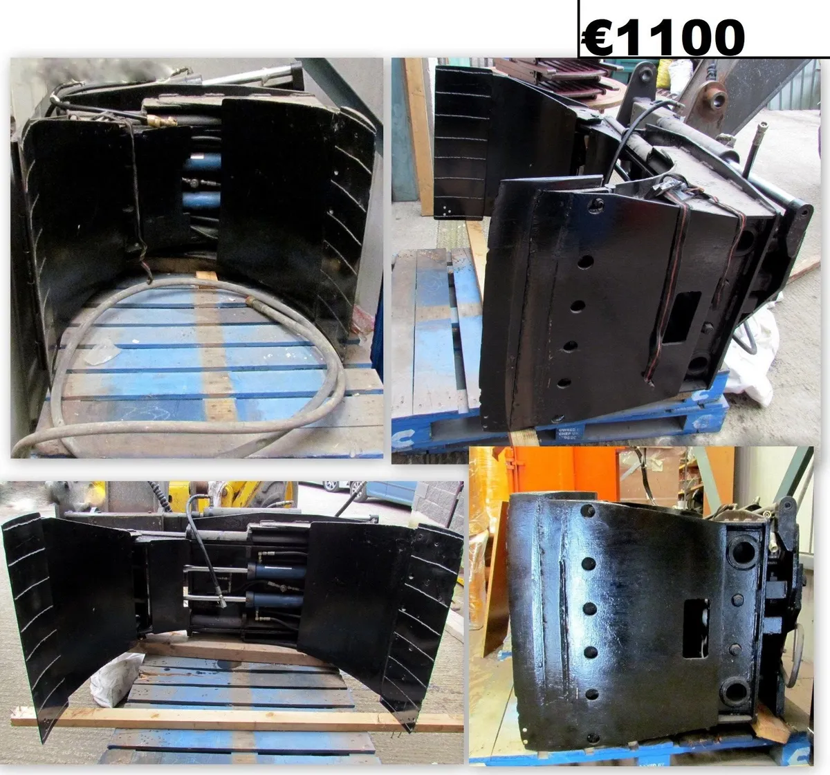 Bucket, Pins, Forklift grab & spares - Image 1