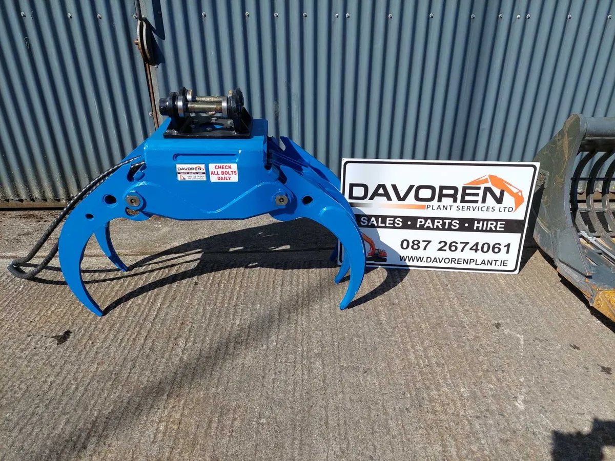 Hydraulic finger grabs - rotating or non rotating - Image 1