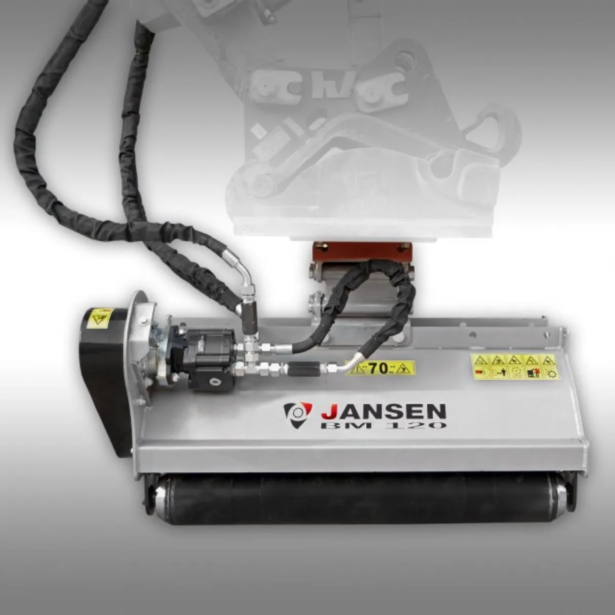 JANSEN GERMANY FLAIL MULCHER FOR 6-8T Excavator - Image 1