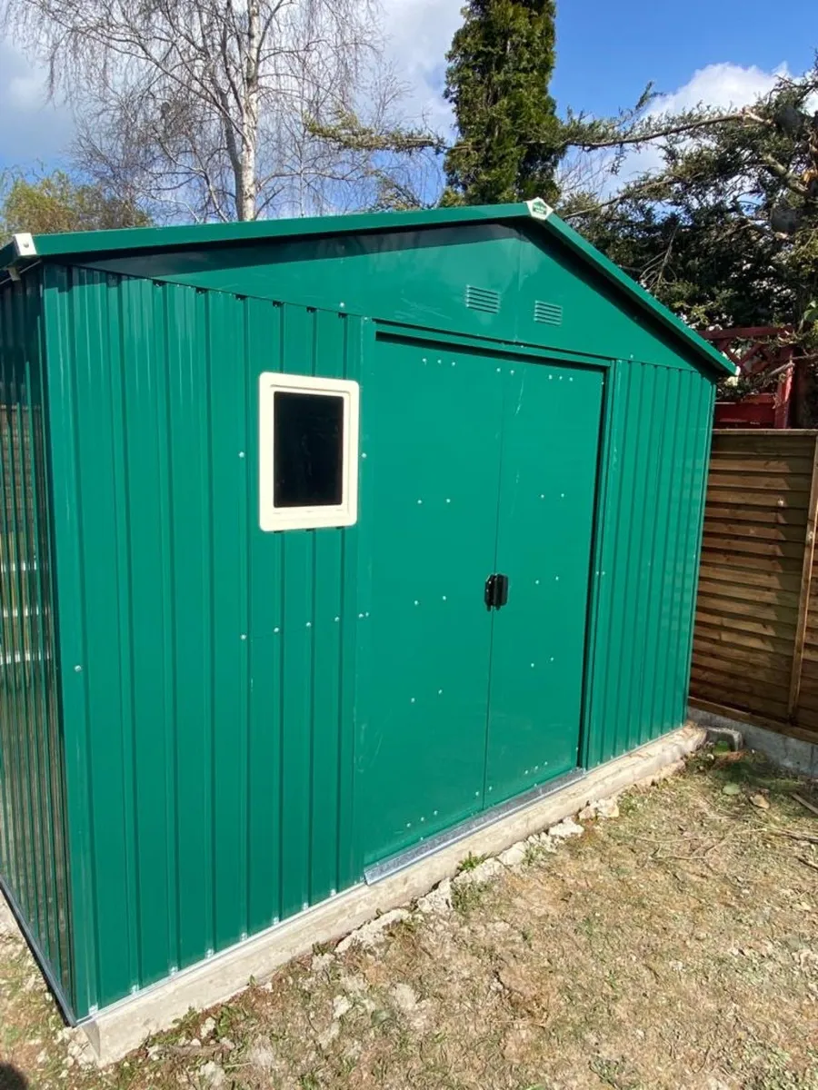 New 10x12ft Metal Shed 180cm door height - Image 2