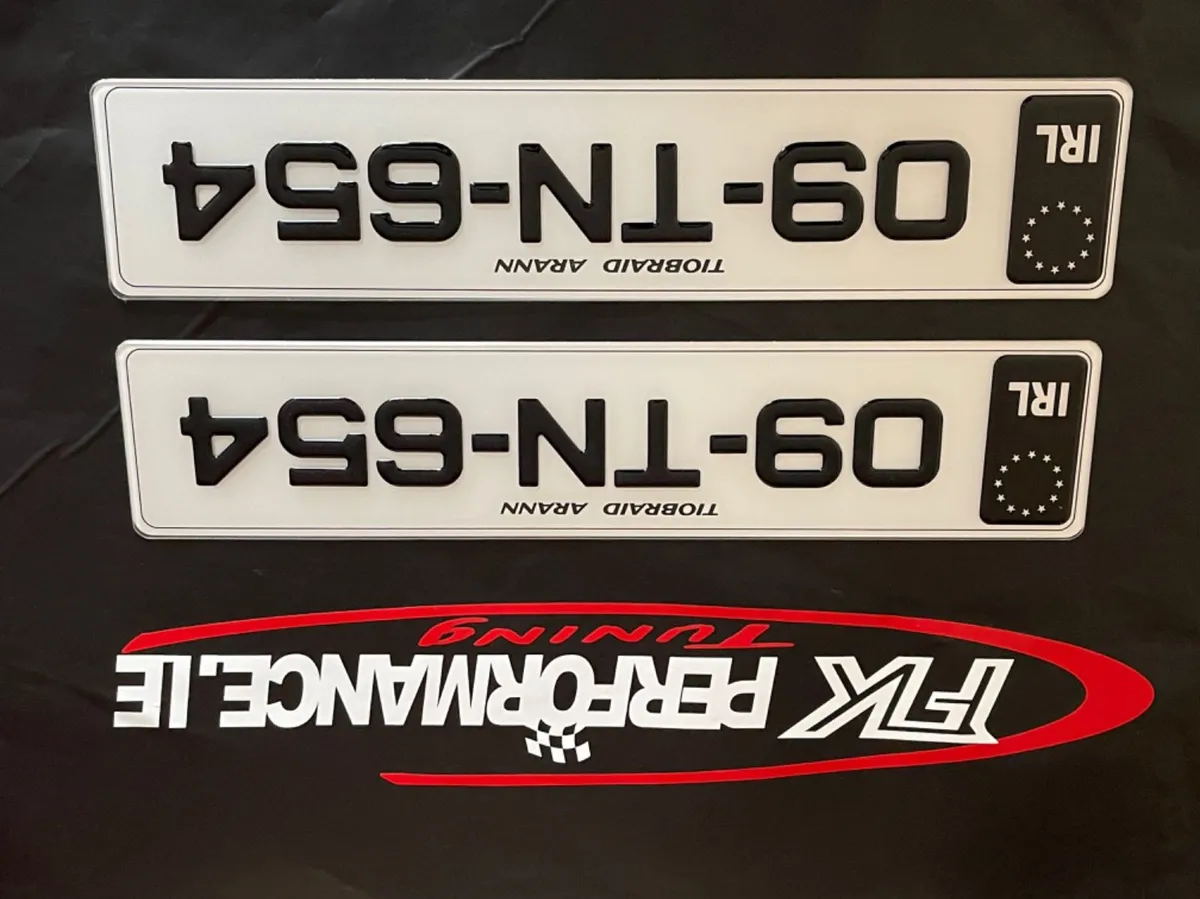 Fk Irelands best value GEL number plates delivered - Image 2