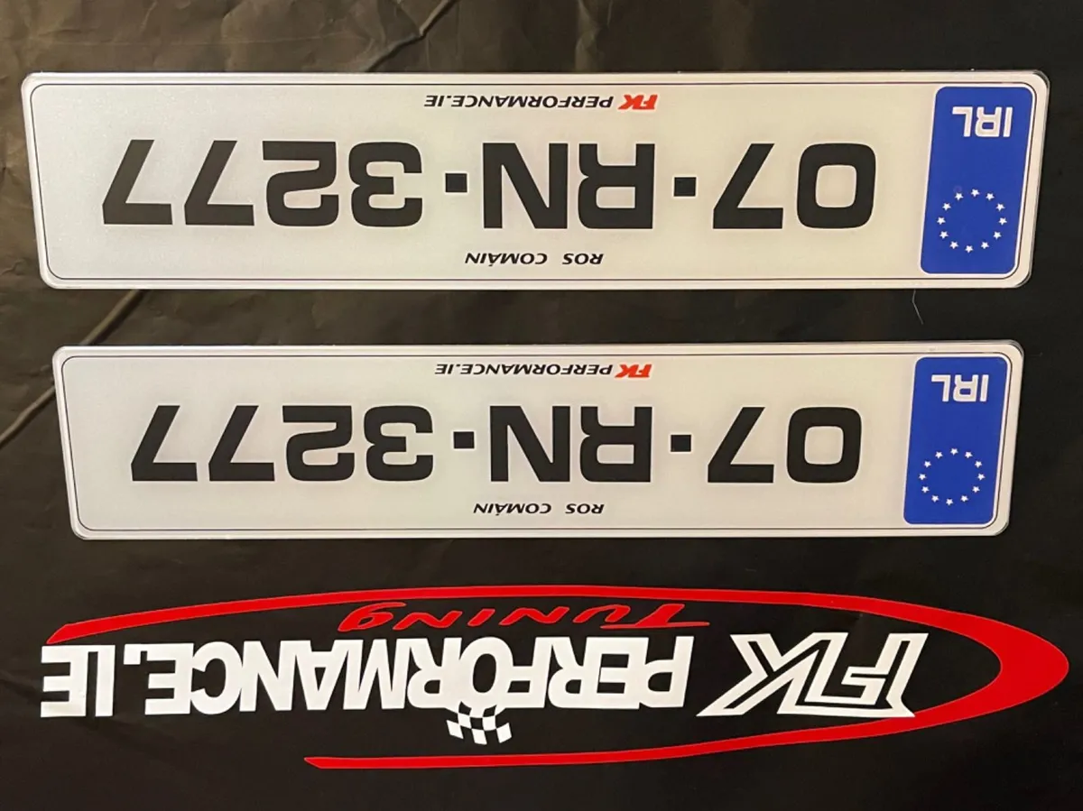 Fk Irelands best value GEL number plates delivered - Image 3