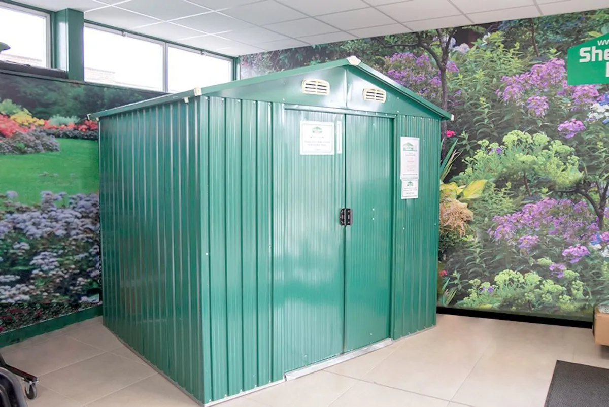 8ft x 6ft Steel Garden Shed - Image 3