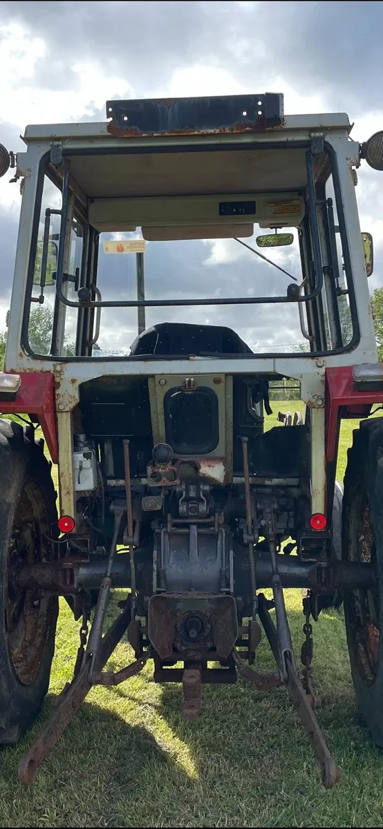 Old vintage tractor glass old Fritzmier Rubbers al - Image 2