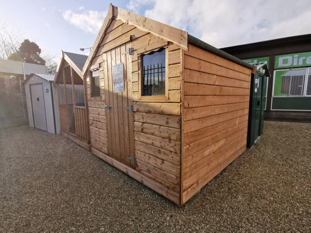 8ft x 8ft Wooden Garden Shed - Image 2