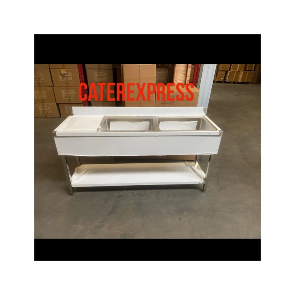 New Large double Potwash sink  large bowls - Image 2