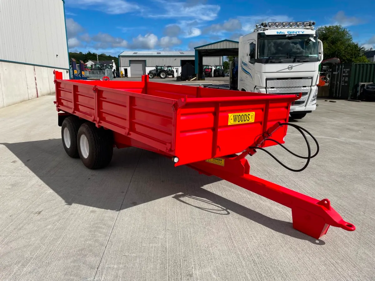 Woods 13X7 HD Tipping Trailer - Image 4